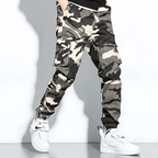 Men's Camo Cargo Trousers with Multi-Pocket Fit, view 6 of 13