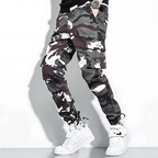 Men's Camo Cargo Trousers with Multi-Pocket Fit, view 7 of 13