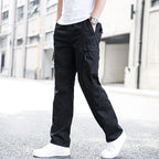 Men's Cargo Trousers with Patchwork Jogger Fit, view 8 of 8