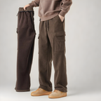 Men's Comfort Cargo Trousers with Drawstring Fit, view 3 of 5