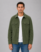Alternate product view 7 of men's Corduroy Overshirt with button-up shirt jacket.