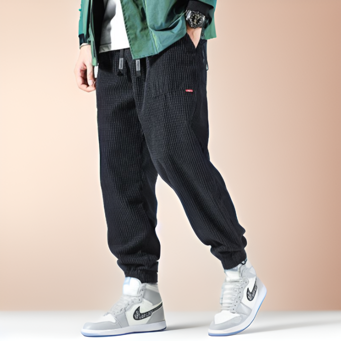 Men's Corduroy Sweatpants with Drawstring Waist, view 5 of 8