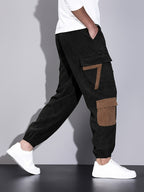 Men's Corduroy Trousers with Cargo Jogger Fit, view 5 of 5