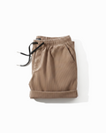 Men's Corduroy Trousers with Drawstring Casual Fit, view 1 of 9