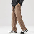 Men's Corduroy Trousers with Drawstring Casual Fit, view 2 of 9