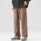 Men's Corduroy Trousers with Drawstring Casual Fit, view 3 of 9