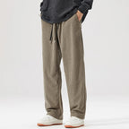 Men's Corduroy Trousers with Drawstring Casual Fit, view 7 of 9