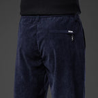 Men's Corduroy Trousers with Drawstring Relaxed Fit, view 3 of 6