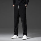 Men's Corduroy Trousers with Drawstring Relaxed Fit, view 4 of 6