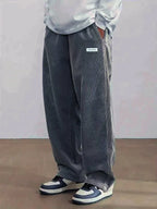 Men's Corduroy Trousers with Relaxed Jogger Fit, view 1 of 8