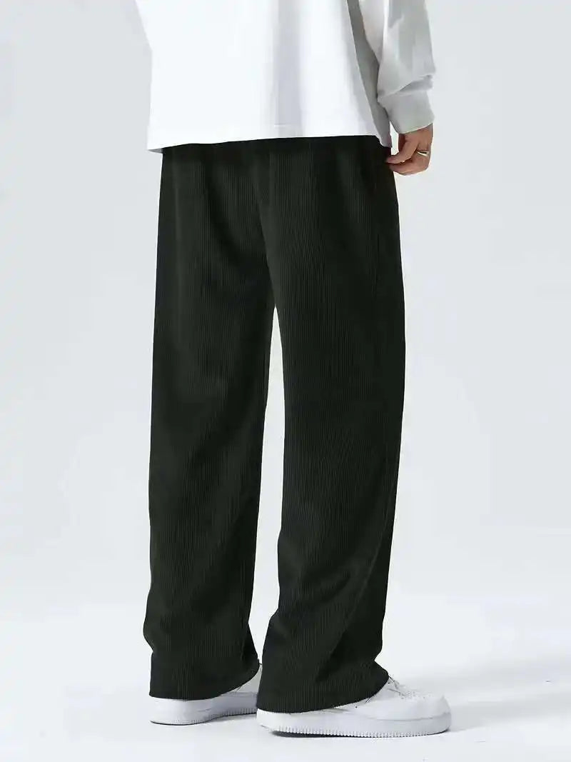Men's Corduroy Trousers with Relaxed Jogger Fit, view 5 of 8