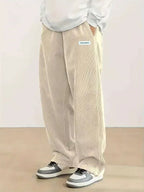 Men's Corduroy Trousers with Relaxed Jogger Fit, view 6 of 8