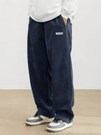 Men's Corduroy Trousers with Relaxed Jogger Fit, view 8 of 8