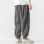 Men's Corduroy Trousers with Relaxed Straight Leg, view 6 of 14