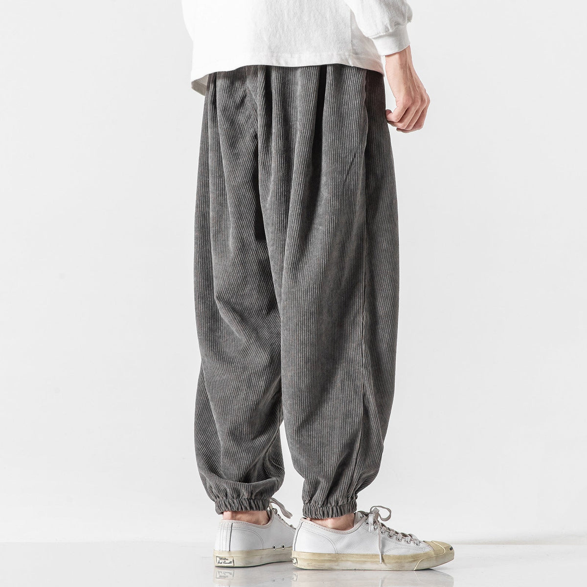 Men's Corduroy Trousers with Relaxed Straight Leg, view 6 of 14
