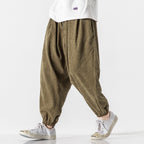 Men's Corduroy Trousers with Relaxed Straight Leg, view 8 of 14