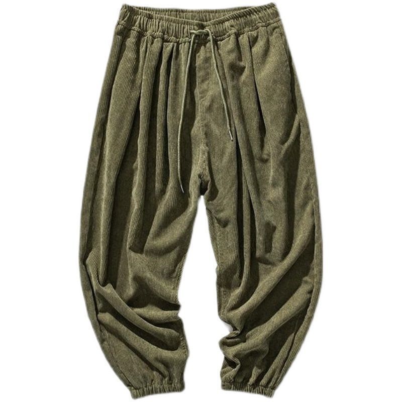 Men's Corduroy Trousers with Relaxed Straight Leg, view 9 of 14