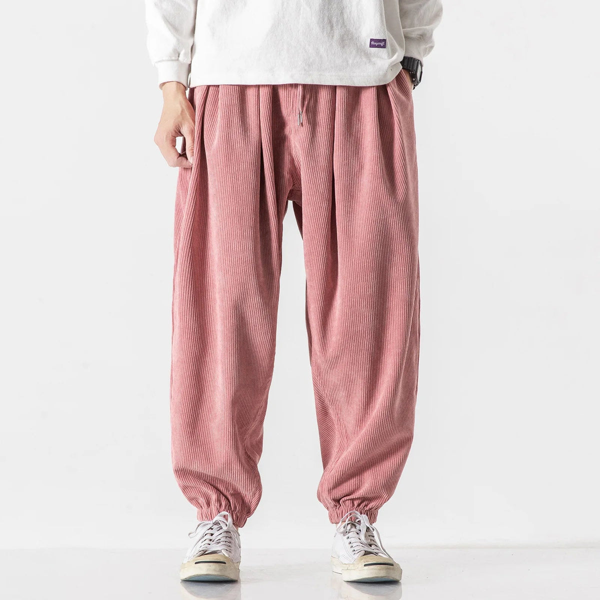 Men's Corduroy Trousers with Relaxed Straight Leg, view 10 of 14