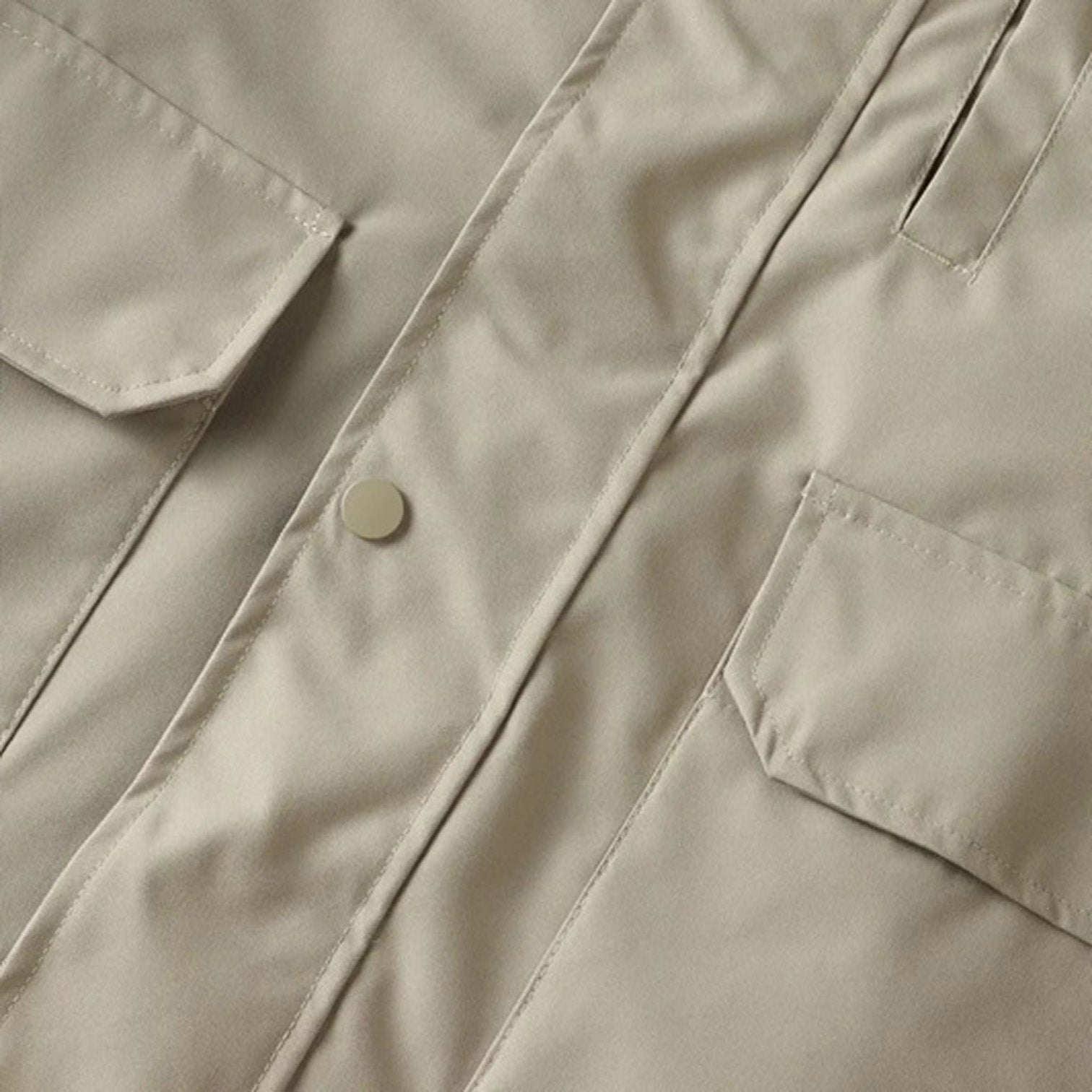 Alternate product view 4 of men's Cotton Jacket with lightweight utility design.