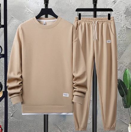 Men's cozy tracksuit set, two piece lounge co-ord – product image 1