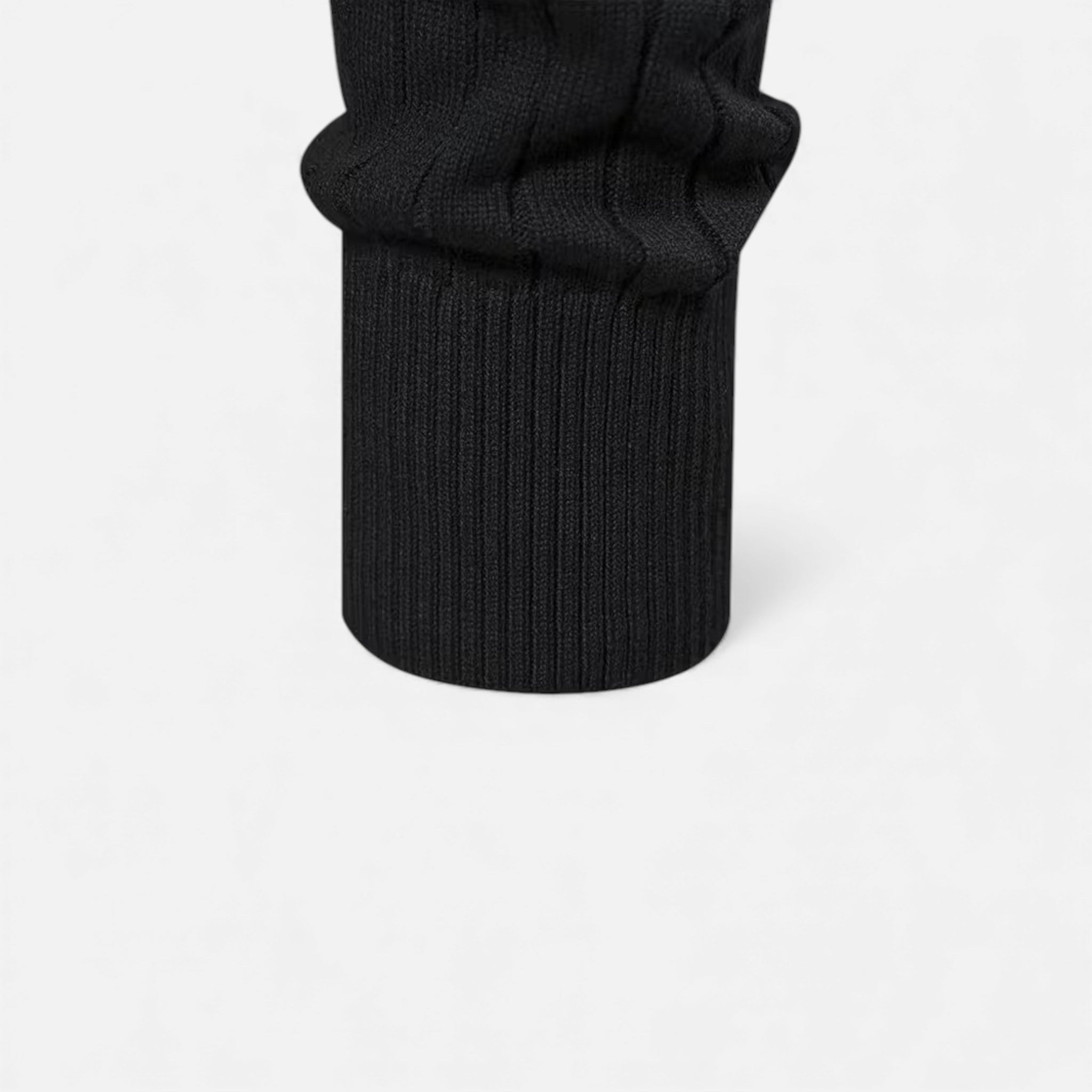 Men's Half-Zip Cardigan with Ribbed High Collar, view 14 of 15