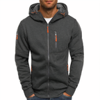 Men's hoodie, sporty long sleeve casual pullover – product image 3