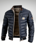 Men's Insulated Quilted Jacket with Zip Front, view 2 of 4