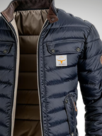 Men's Insulated Quilted Jacket with Zip Front, view 4 of 4