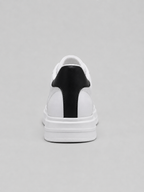 Alternate product view 5 of men's Leather Trainers with low-top lace-up sneakers.