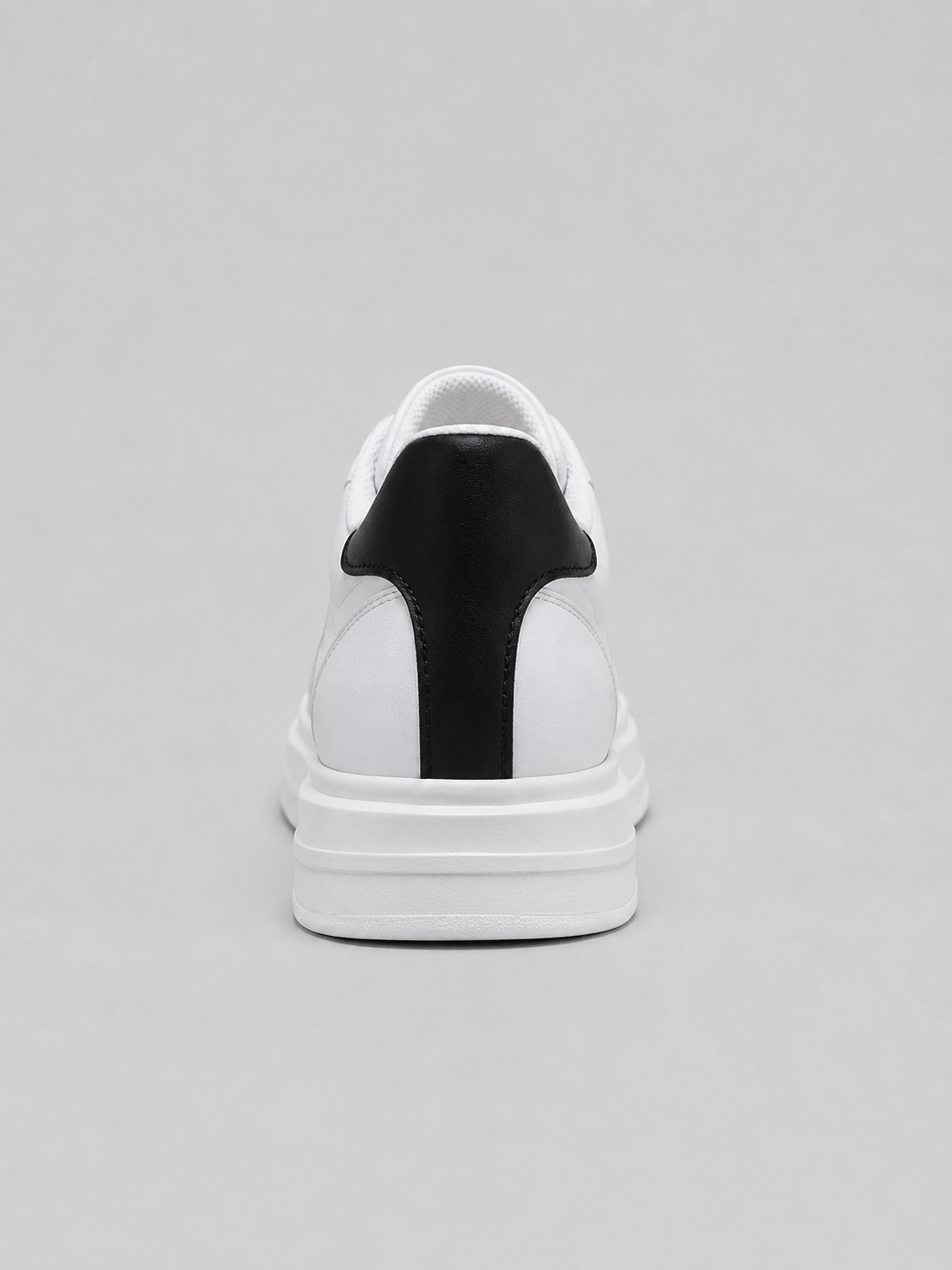 Alternate product view 5 of men's Leather Trainers with low-top lace-up sneakers.