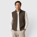 Men's Lightweight Gilet with zip front layering design.