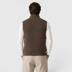 Alternate product view 2 of men's Lightweight Gilet with zip front layering design.