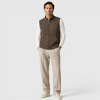 Alternate product view 3 of men's Lightweight Gilet with zip front layering design.
