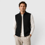 Alternate product view 9 of men's Lightweight Gilet with zip front layering design.