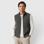Alternate product view 12 of men's Lightweight Gilet with zip front layering design.