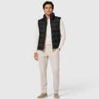 Alternate product view 10 of men's Lightweight Puffer Gilet with zip front padded layer.