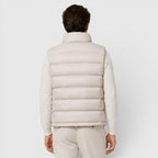 Alternate product view 15 of men's Lightweight Puffer Gilet with zip front padded layer.