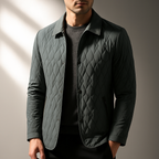 Men's Lightweight Quilted Jacket with Button Front, view 2 of 6