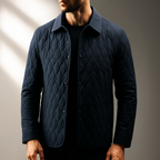 Men's Lightweight Quilted Jacket with Button Front, view 4 of 6