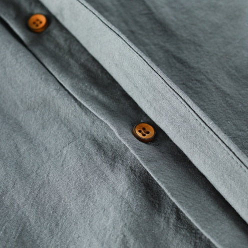 Men's long sleeve polo shirt, stand collar pullover – product image 6