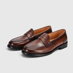Alternate product view 5 of men's Penny Loafers with classic slip-on dress shoes.