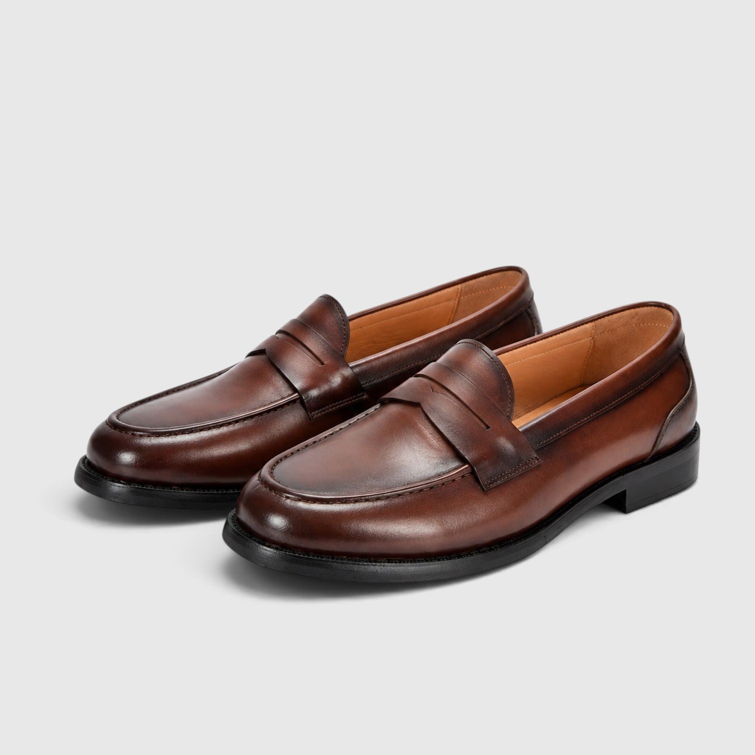 Alternate product view 5 of men's Penny Loafers with classic slip-on dress shoes.