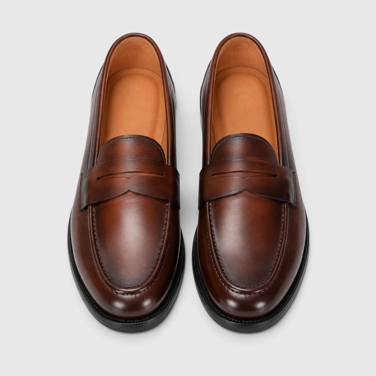 Alternate product view 7 of men's Penny Loafers with classic slip-on dress shoes.