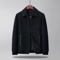 Men's Quilted Jacket with Zip Front High Collar, view 1 of 4