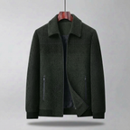 Men's Quilted Jacket with Zip Front High Collar, view 2 of 4