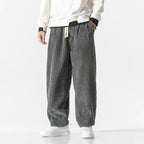 Men's Relaxed Corduroy Trousers with Drawstring Waist, view 5 of 6