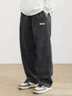 Men's relaxed fit corduroy trousers, straight leg – product image 8