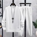 Men's relaxed tracksuit set, sweatshirt & joggers – product image 1