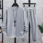 Men's relaxed tracksuit set, sweatshirt & joggers – product image 2