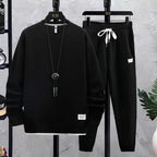 Men's relaxed tracksuit set, sweatshirt & joggers – product image 5